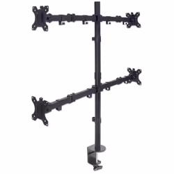 Manhattan 461566 Supporti a parete per TV 32" Scrivania Nero