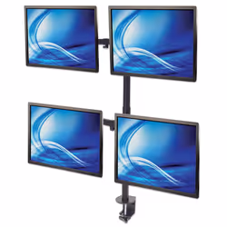 Manhattan 461566 Supporti a parete per TV 32" Scrivania Nero