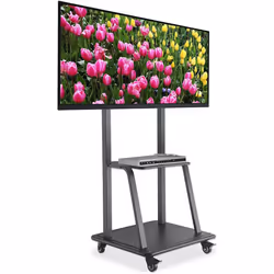 Manhattan 461665 Supporti a parete per TV 2,54 m (100") Pavimento Nero - Vista aggiuntiva 5