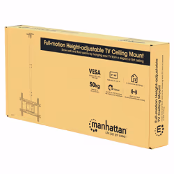 Manhattan 462051 Supporto TV a parete 2,03 m (80") Nero - Vista aggiuntiva 4