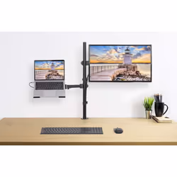 Manhattan 462136 Supporti a parete per TV 32" Scrivania Nero - Vista aggiuntiva 8