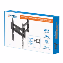 Manhattan 462419 Supporto TV a parete 55" Nero - Vista aggiuntiva 8