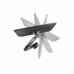 Manhattan 462495 Supporti a parete per TV 32" Scrivania Nero - Vista aggiuntiva 5