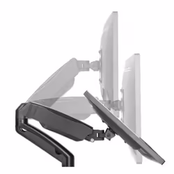 Manhattan 462501 Supporti a parete per TV 32" Scrivania Nero - Vista aggiuntiva 8