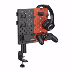 Manhattan 462518 supporto per personal communication Supporto passivo Controller per videogiochi, Auricolare Nero, Rosso