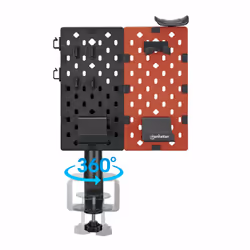 Manhattan 462518 supporto per personal communication Supporto passivo Controller per videogiochi, Auricolare Nero, Rosso