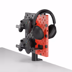 Manhattan 462518 supporto per personal communication Supporto passivo Controller per videogiochi, Auricolare Nero, Rosso - Vista aggiuntiva 5