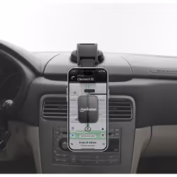 Manhattan 462525 supporto per personal communication Supporto passivo Telefono cellulare/smartphone Nero, Argento - Vista aggiuntiva 6
