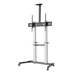 Manhattan 462563 Supporto TV a parete 2,54 m (100") Nero, Argento