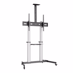 Manhattan 462563 Supporto TV a parete 2,54 m (100") Nero, Argento - Vista aggiuntiva 2