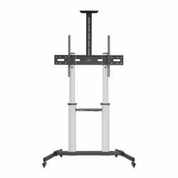 Manhattan 462563 Supporto TV a parete 2,54 m (100") Nero, Argento - Vista aggiuntiva 3