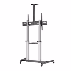 Manhattan 462563 Supporto TV a parete 2,54 m (100") Nero, Argento - Vista aggiuntiva 4