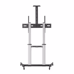 Manhattan 462563 Supporto TV a parete 2,54 m (100") Nero, Argento - Vista aggiuntiva 6
