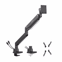 Manhattan 462594 Supporti a parete per TV 57" Scrivania Nero - Vista aggiuntiva 5