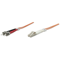 Intellinet 1.0m LC-ST M/M cavo InfiniBand e in fibra ottica 1 m Arancione