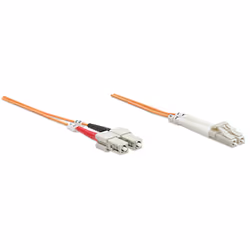 Intellinet 470407 cavo InfiniBand e in fibra ottica 10 m LC SC Arancione