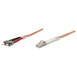 Intellinet 5.0m LC-ST M/M cavo InfiniBand e in fibra ottica 5 m Arancione