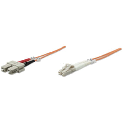 Intellinet 3.0m LC-SC M/M cavo InfiniBand e in fibra ottica 3 m Arancione