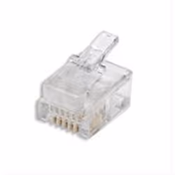 Intellinet Modular Plugs, RJ-12, Oro, 200 pz