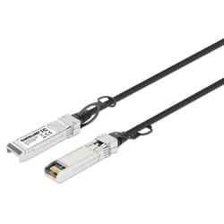 Intellinet 508445 cavo InfiniBand e in fibra ottica 3 m SFP+ Nero, Argento
