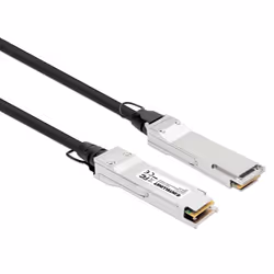 Intellinet 508513 cavo InfiniBand e in fibra ottica 2 m QSFP+ Nero, Argento - Vista aggiuntiva 2
