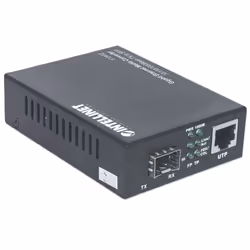 Intellinet 510493 convertitore multimediale di rete 1000 Mbit/s Nero