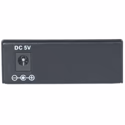 Intellinet 510493 convertitore multimediale di rete 1000 Mbit/s Nero