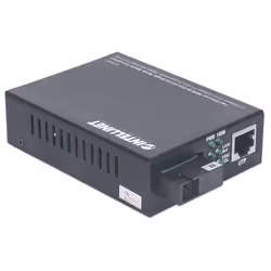 Intellinet 510547 convertitore multimediale di rete 100 Mbit/s Modalità singola Nero