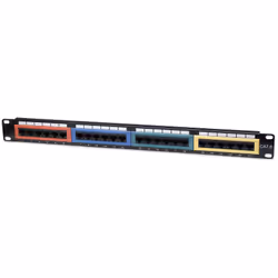 Intellinet 513692, IEEE 802.3, IEEE 802.3ab, IEEE 802.3u, Fast Ethernet, Gigabit Ethernet, RJ-45, Oro, U/UTP (UTP), Nero