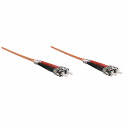 Intellinet 1m ST/ST cavo InfiniBand e in fibra ottica Arancione