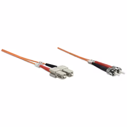 Intellinet 2m ST/SC cavo InfiniBand e in fibra ottica Arancione