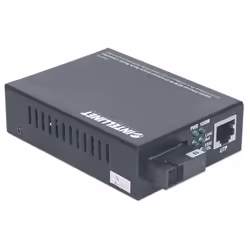 Intellinet 545075 convertitore multimediale di rete 1000 Mbit/s 1550 nm Modalità singola Nero