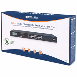Intellinet 561259 switch di rete Non gestito Gigabit Ethernet (10/100/1000) Supporto Power over Ethernet (PoE) Nero - Vista aggiuntiva 8