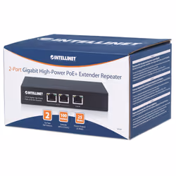 Intellinet 561266 switch di rete Non gestito Gigabit Ethernet (10/100/1000) Supporto Power over Ethernet (PoE) Nero - Vista aggiuntiva 5