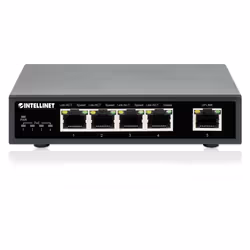 Intellinet 561839 switch di rete Gigabit Ethernet (10/100/1000) Supporto Power over Ethernet (PoE) Nero - Vista aggiuntiva 5