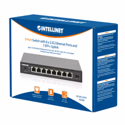 Intellinet 562096 Switch di rete 8 porte 2.5G Ethernet non gestito Nero - Vista aggiuntiva 8