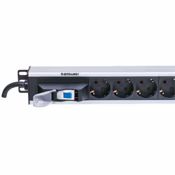 Intellinet 711449 unità di distribuzione dell'energia (PDU) 12 presa(e) AC Nero, Grigio - Vista aggiuntiva 4
