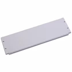Techly I-CASE BLANK-5, Pannello di riempimento, Grigio, Metallo, 5U, 48,3 cm (19"), 482,6 mm