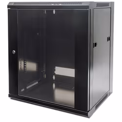 Intellinet 711869, Da parete, 12U, 60 kg, 21 kg, Nero