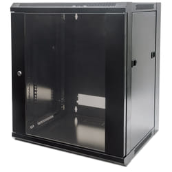 Intellinet 711869 rack 12U Da parete Nero