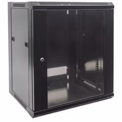 Intellinet 711869 rack 12U Da parete Nero
