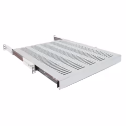 Intellinet 712330, Mensola per scaffale, Grigio, Acciaio, 35 kg, 1U, 48,3 cm (19")