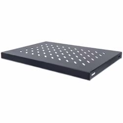 Intellinet 712521, Mensola per scaffale, Nero, Acciaio, 50 kg, 1U, 48,3 cm (19")