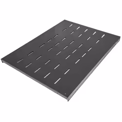 Intellinet 712576, Mensola per scaffale, Nero, Acciaio, 100 kg, 1U, 48,3 cm (19")