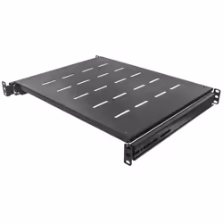 Intellinet 712620, Mensola per scaffale, Nero, Acciaio, 35 kg, 1U, 48,3 cm (19")