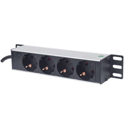 Intellinet 714020 unità di distribuzione dell'energia (PDU) 4 presa(e) AC 1U Grigio
