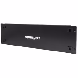 Intellinet 714372, Pannello nascosto, Nero, Acciaio, 3U, 48,3 cm (19"), 482 mm