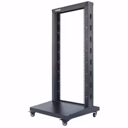 Intellinet 714426, Rack indipendenti, 48U, Piedini regolabili, Gestione dei cavi ottimizzata, Rotelle, 25 kg