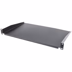 Intellinet 715072, Mensola per scaffale, Nero, Acciaio, 25 kg, 1U, CE