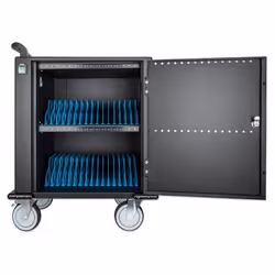 Manhattan 716000 portable device management cart& cabinet Carrello per la gestione dei dispositivi portatili Nero - Vista aggiuntiva 6